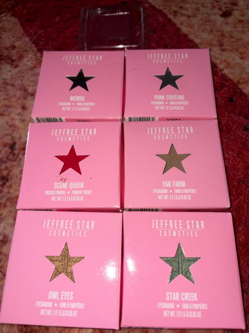 Jeffree Star Velour Liquid Eyeshadow Single Weirdo Matte Black New